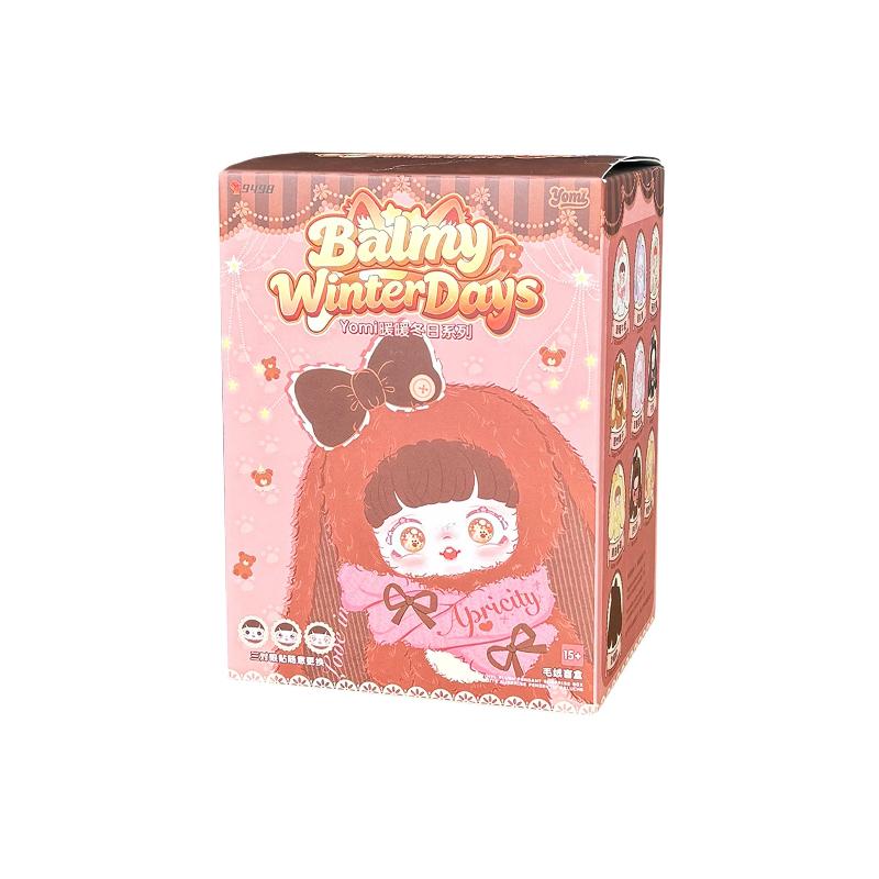New Yomi Balmy Winter Days Plush Doll Blind Box Cute Fluffy Keychain Bag Charm Desktop Ornament Gift For Toy Collectors