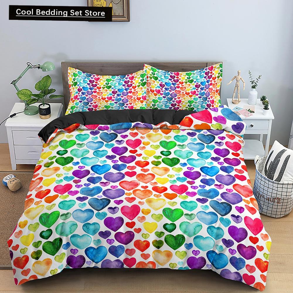 3D Bedding Set Luxury Child Duvet Cover Set Bed Set Duvet Cover King with 1/2 Pillowcase Comforter Bedding Sets Twin Queen Full