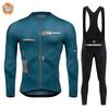 2026 Winter Fleece Warm Cycling Suit Set  Long Sleeves Cycling Clothing Men's Thermal Fleece Cycling Jersey Set Moutain Road Bike Uniform