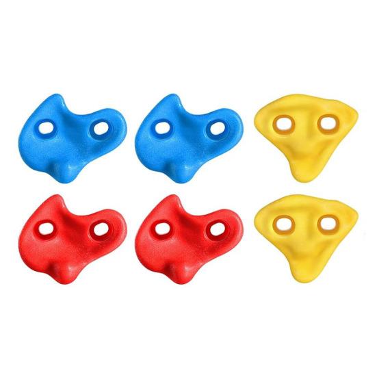12Pcs Tree Climbing Holds with 6 Ratchet Straps, Kids Adults Climber Large Climbing Rocks, Obstacle Course Training Tree Climbing