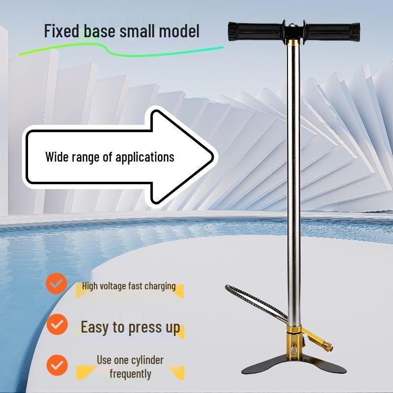 Průmyslová vysokotlaká nafukovací láhev Ruční vzduchová pumpa, přizpůsobitelná do 30MPa-40MPa