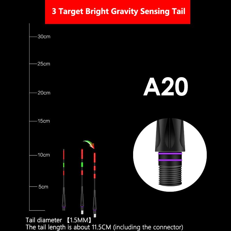 Smart Fishing Float Bite Alarm Przynęta na ryby Led Light Color Change Boja With