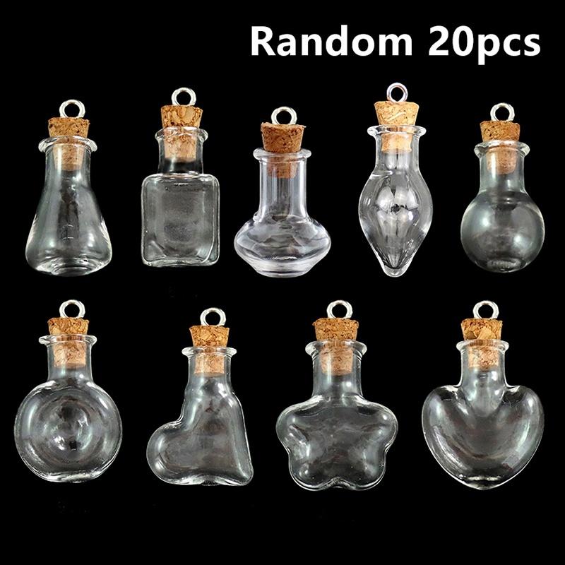 10/20/50Pcs Drifting Wish And Mini Magic Bottle Diy Dollhouse Decorative Model Festival Decor Accessories With Stopper