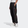 Adidas Originals Retro Sport Striped Casual Cuffed Sweatpants Knitted Joggers Women Bottoms Black HC4573