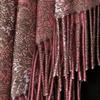 Imitation Cashmere Simple European Thorn Print Scarf Women'S Long Shawl, Versatile Clothing Fringed Scarf
