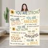 Christian Gifts Mom Religious Inspirational Faith Blankets Warm Cozy Throw Blanket Winter Girl Outdoor Travel Office Bedspread