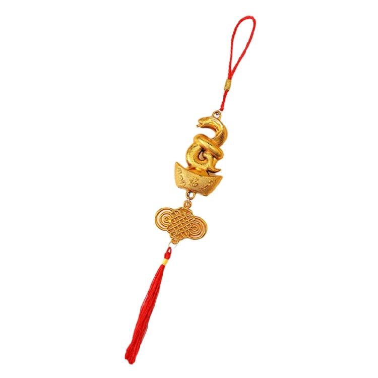 2025 Years of The Snake Pendant Snake Lucky Charm Decorative for Chinese New Years Prosperitys and Elegant Decoration