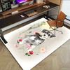 1PC Dog Flower Extra Large Non Slip Floor carpet, Office, family, bedroom Large Area Rug Indoor Rugs, Vibrant Colors