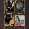 Uzaktan Kumandalı Forklift Oyuncak 1/64 Ölçekli Alaşım Forklift Kamyon Kaldırma Çatal Kancalı Küçük Çocuklar Şarj Edilebilir 2.4GHz RC Simülasyonlu İnşaat Aracı Oyuncak