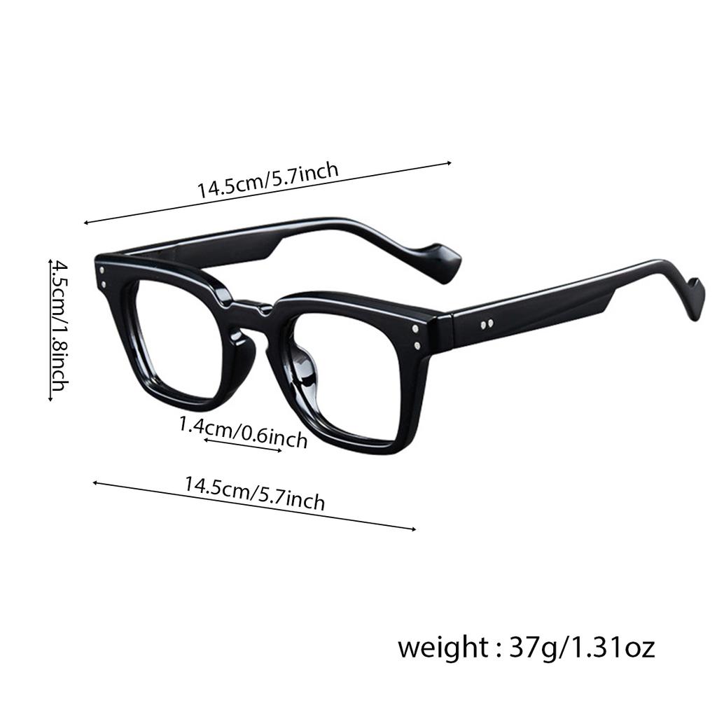 2 Pairs Anti Blue Light Reading Glasses for Seniors Rectangular Frame Lightweight Comfortable UV Protection New Design
