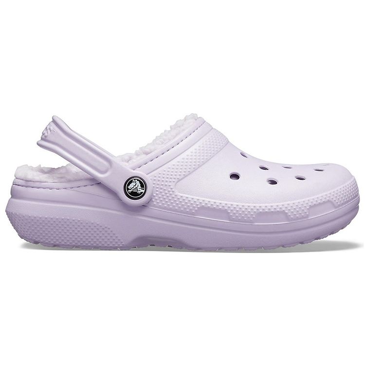 Crocs Zueco Clásico Forrado Unisex para Adulto Lavanda Comodidad Slip-On 203591-5OP