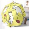 1pc Cat Yarn Automatic Open/close Umbrella, 8-Rib Sturdy Structure, Portable Travel Umbrella, Parties, Everyday Use, Outdoor Accessory, Arti