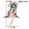 14cm Hatsune Miku Anime Anime Action Figure Rabbit Ear Pajamas Model Toy Toy PVC Collection Ornaments Decoration Gifts