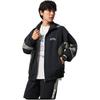 Li Ning Comfortable Casual Simple Loose Stand Collar Zipper Jacket Men Jacket Black AFDV127-3