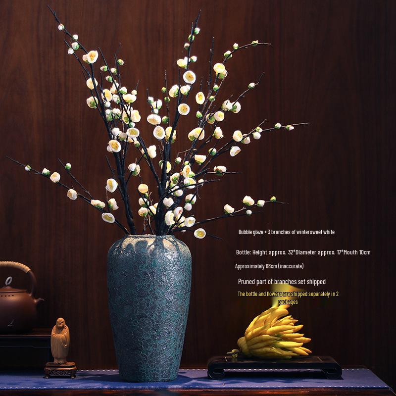 Artificial Plum Blossom Arrangement for Home Décor & Photography