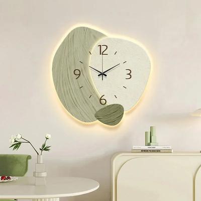 Living Room Clock Wall Clock High-end Atmospheric Clock Hanging Wall Hot Selling Machinery Fashion Cream Wind Creative