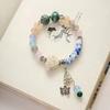 Chinese Exquisite New Ceramic Shell Scallop Bracelet Butterfly Charm Summer 2024