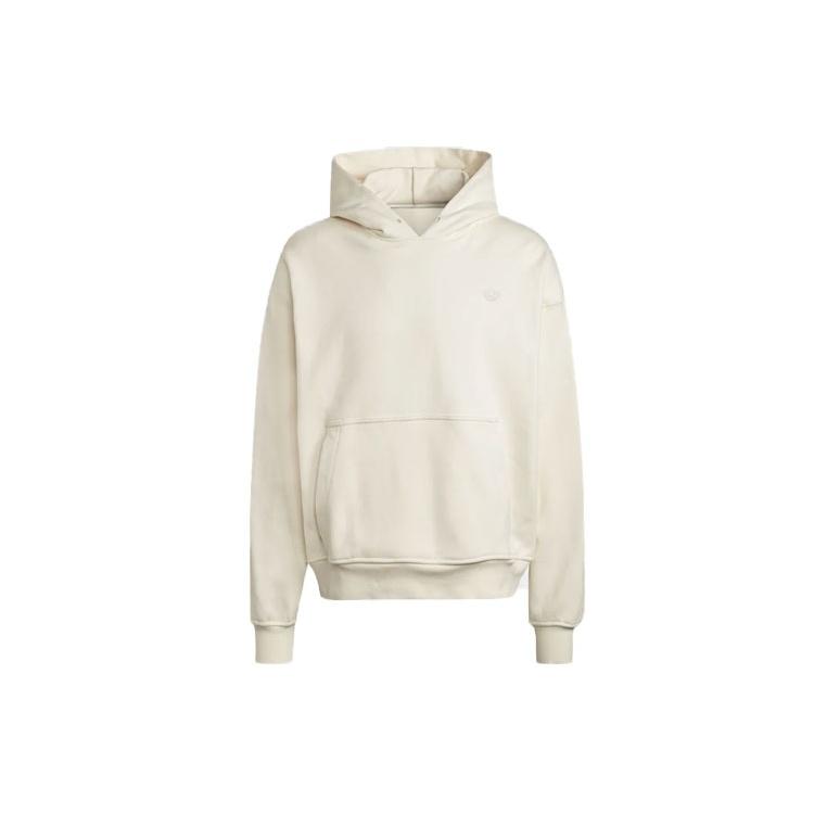 adidas originals Blue Version Series Cotton hooded Pullover Sports White Men s H23138 XS