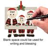 DIY Christmas Family Pendant Merry Christmas Decorations for Home Navidad 2026 Christmas Tree Hanging Ornament New Year 2026