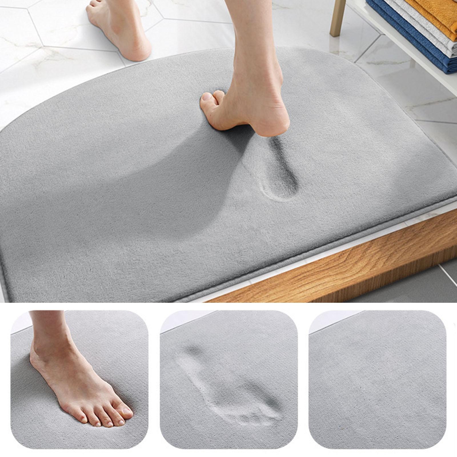 

Впитывающий быстросохнущий ковер для ванной комнаты, напольный коврик для двери, ванной комнаты, нескользящий бытовой напольный коврик