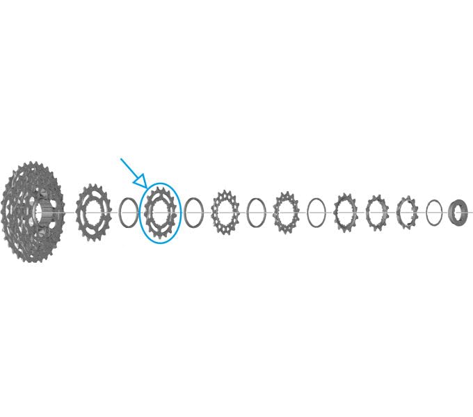 

Shimano Sprocket 17T L CS-R7100