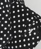 Ronron Dot Fleece Tote Bag Black