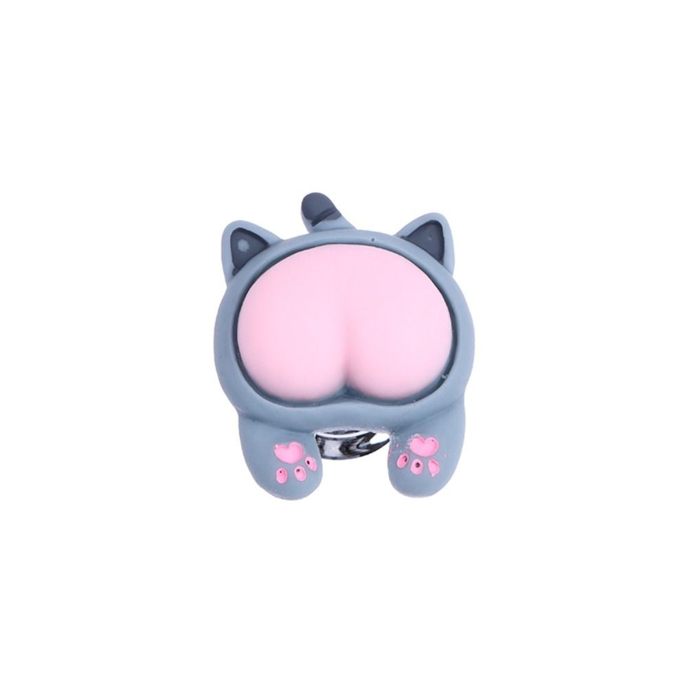 Cute Toilet Button Nail Protector Water Press Flush Button Auxiliary Device Toilet Press  Women