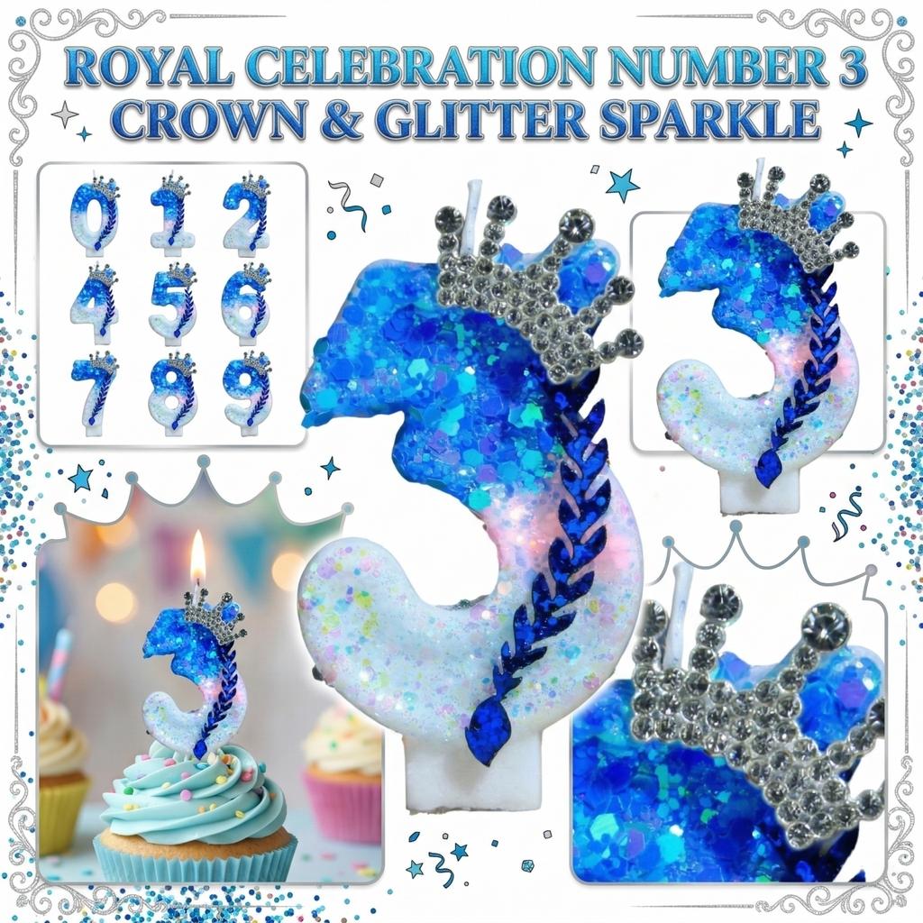 Fashion Cartoon Creative Birthday Candles Party Digital Candles