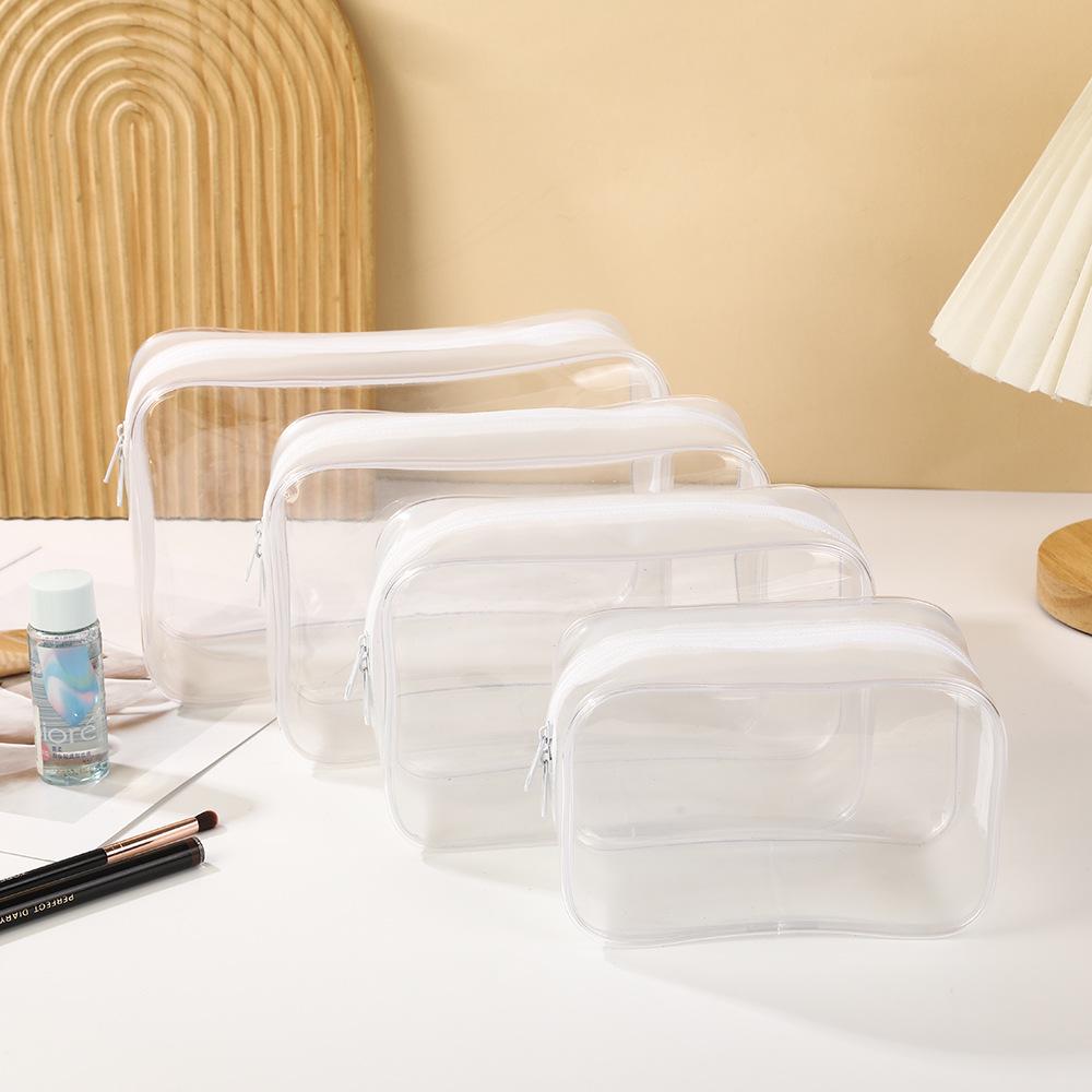 

Large Capacity Transparent PVC Cosmetic Bag - Waterproof Travel Toiletry Organizer Small 15*10*7CM