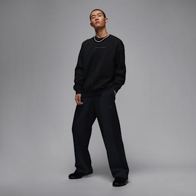 Jordan Sport Sweatshirts Men's Black/Dark Gray Crew Neck Moderate Othe