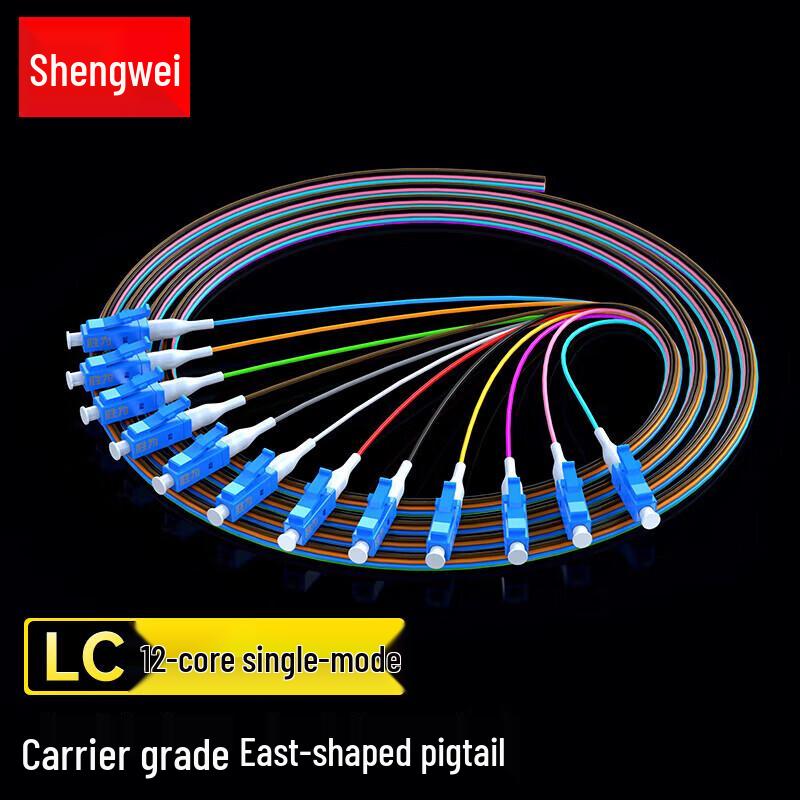 

Shengwei 12-Core 1.2m Single-Mode Fiber Optic Pigtail