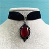 Pendant Choker Punk Velvet Necklaces For Alternative Girl Women Mystical Jewelry