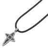 CHIMENTO 750 Carbon Cross Code Necklace White goldUsed