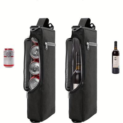 Bolsa Refrigeradora de Golf Aislada de Primera Calidad Mantiene las Bebidas Frías Durante Horas Poliéster Duradero Cierre de Cremallera Seguro Cabe Latas Vino