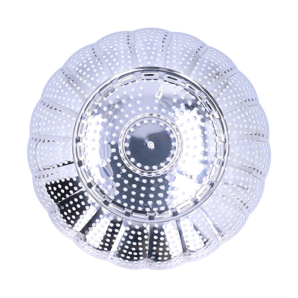 Cesta de Vapor Multifuncional de Aço Inoxidável Dobrável Rack de Vapor Utensílio de Cozinha Acessório de Cozinha XL