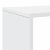 Bookshelf White 102x29x143 cm Engineered Wood