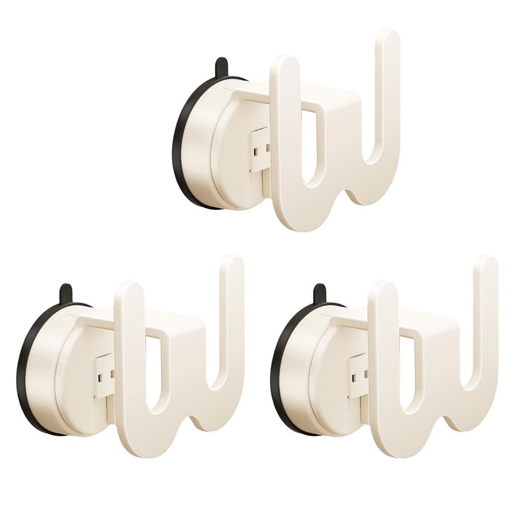 Sturdy Suction Cup Slipper Holder Simple Install Suction Cup Slipper Rack Elegant Shoes Stand for Bathroom Spaces