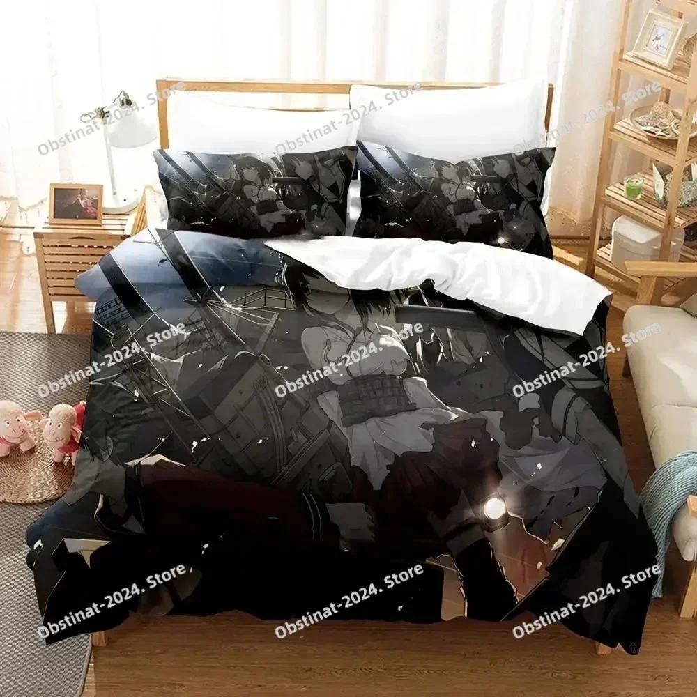 Anime Kantai Collection Bedding Set Print single Comforter Quilt Bed Cover Duvet Cover Pillow Case 3 Pieces Sets Kids Adult Size