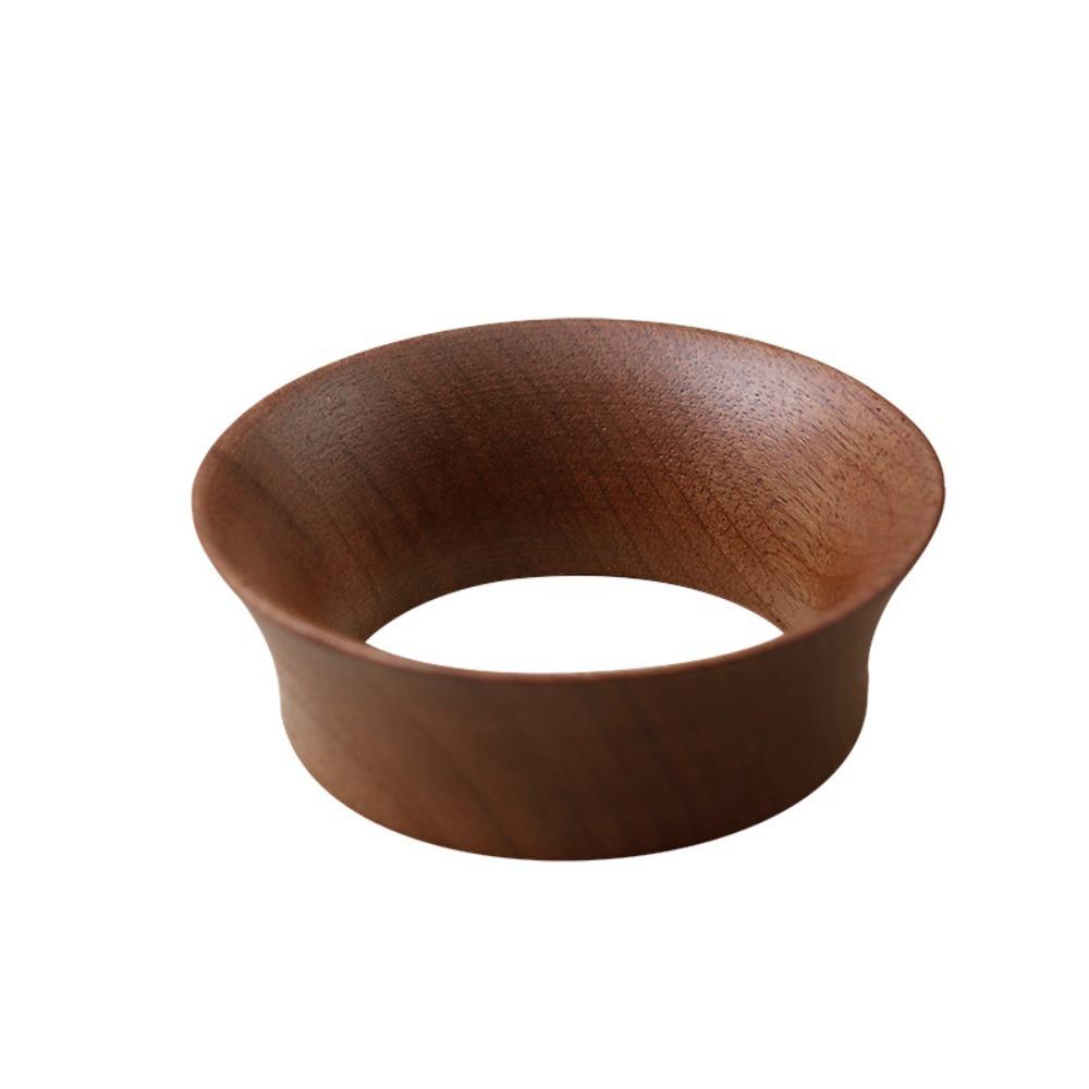 Wood Coffee Dosing Ring 51/53/58mm Coffee Powder Ring Portafilter Coffee Catcher Ring  Barista