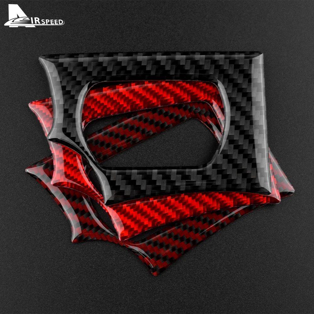 Real Soft Carbon Fiber for Chevrolet Corvette C6 2005 2006 2007 2008 2009 2010 2011 2012 2013 Car Ignition Button Switch Sticker