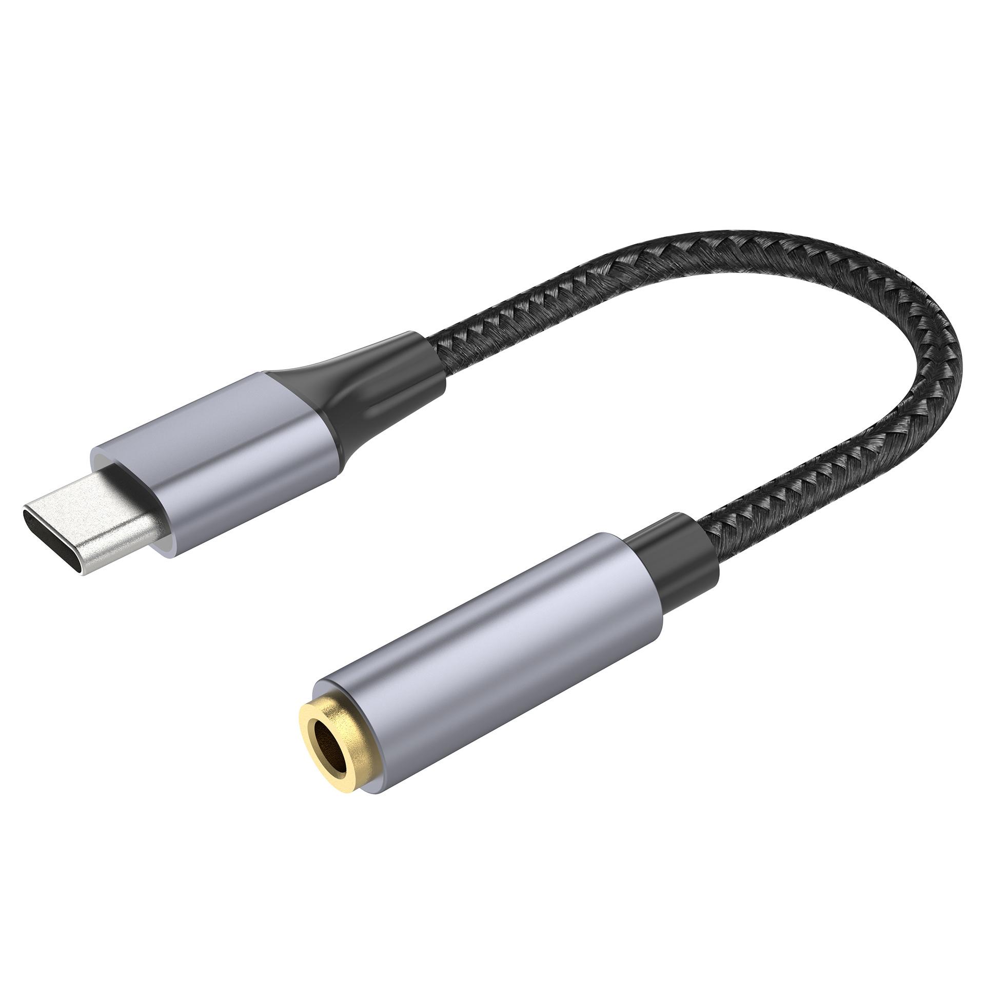 

15cm Type C to 3.5mm Audio Adapter Cable for Huawei Honor Xiaomi iPhone 15 Series Headphone Converter 15cm As Shown A