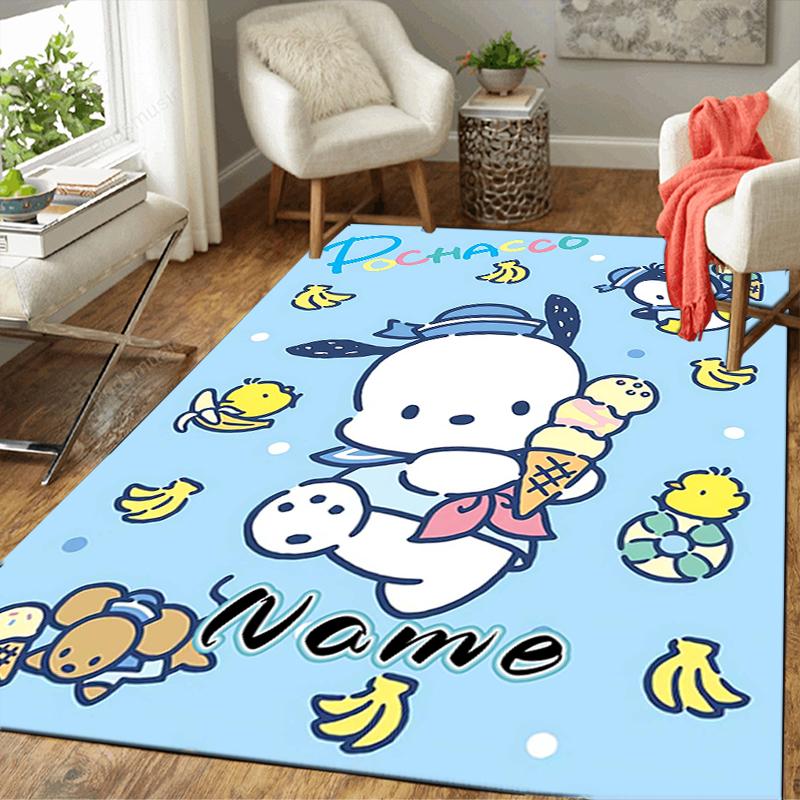 Custom 1Pc Pochacco'S Sweet Adventure Rug Office Carpet Indoor Outdoor Entrance Doormat Nonslip Soft And Comfortable Living Room D491522