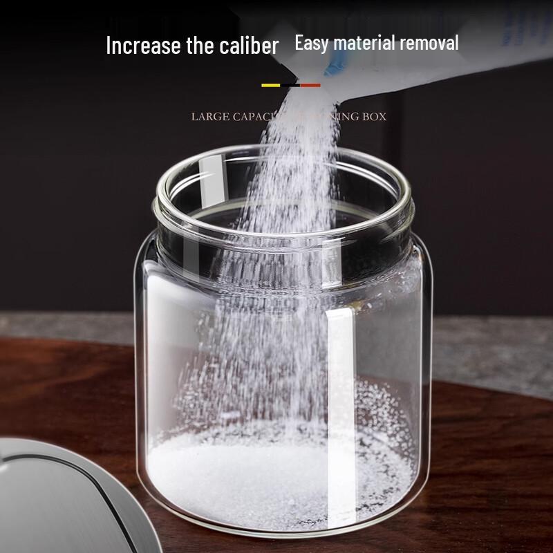 Ru Han Stainless Steel Glass Seasoning Bottle Set
