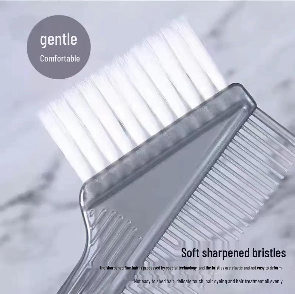 Dual-Purpose Hairdressing & Computer Cleaning Brush with Pointed Tail