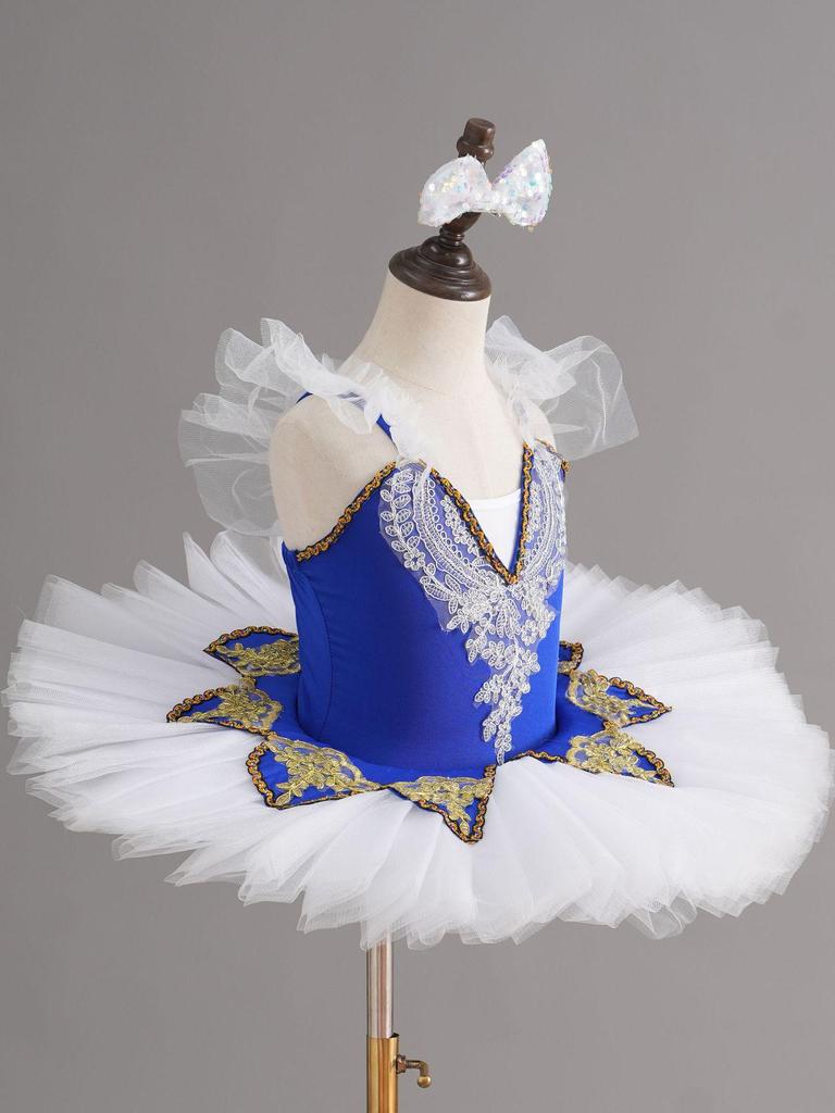 Children's Little Swan Ballet Tulle Skirt - Princess Dance Costume for Girls
