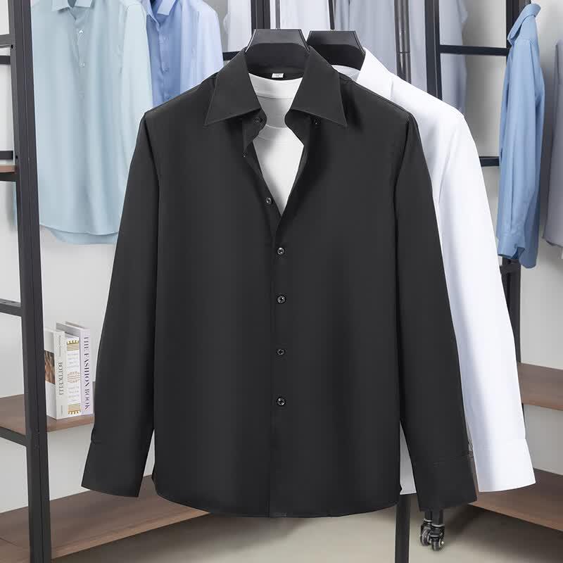 IMAGINEX Men's Classic Long-Sleeve Cotton Business Shirt