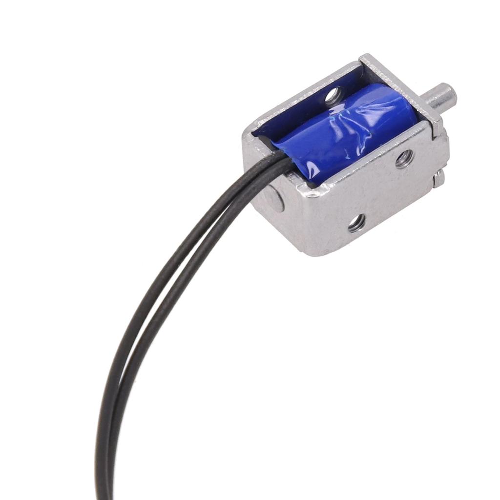 DC 5V 12V Trekktype Mini DC Elektromagnet Ramme Fjær Solenoidmagnet