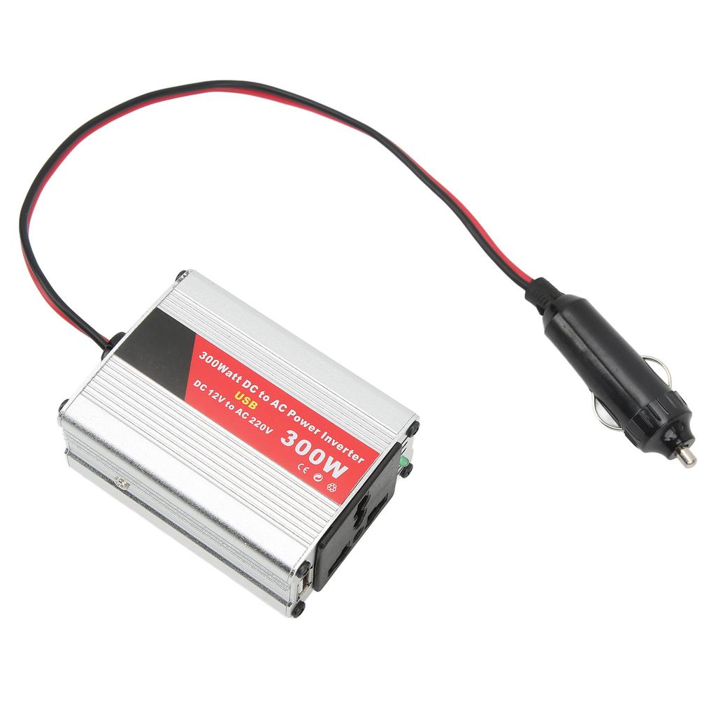 Modified Sine Wave Inverter Peak 300W Car Power Inverter DC 12V To 220V AC Converter for Laptops