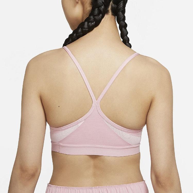 Nike Indy Low-Intensity Yoga Training Quick-Dry Sports Tank Top Women Tops Pink CZ4463-631