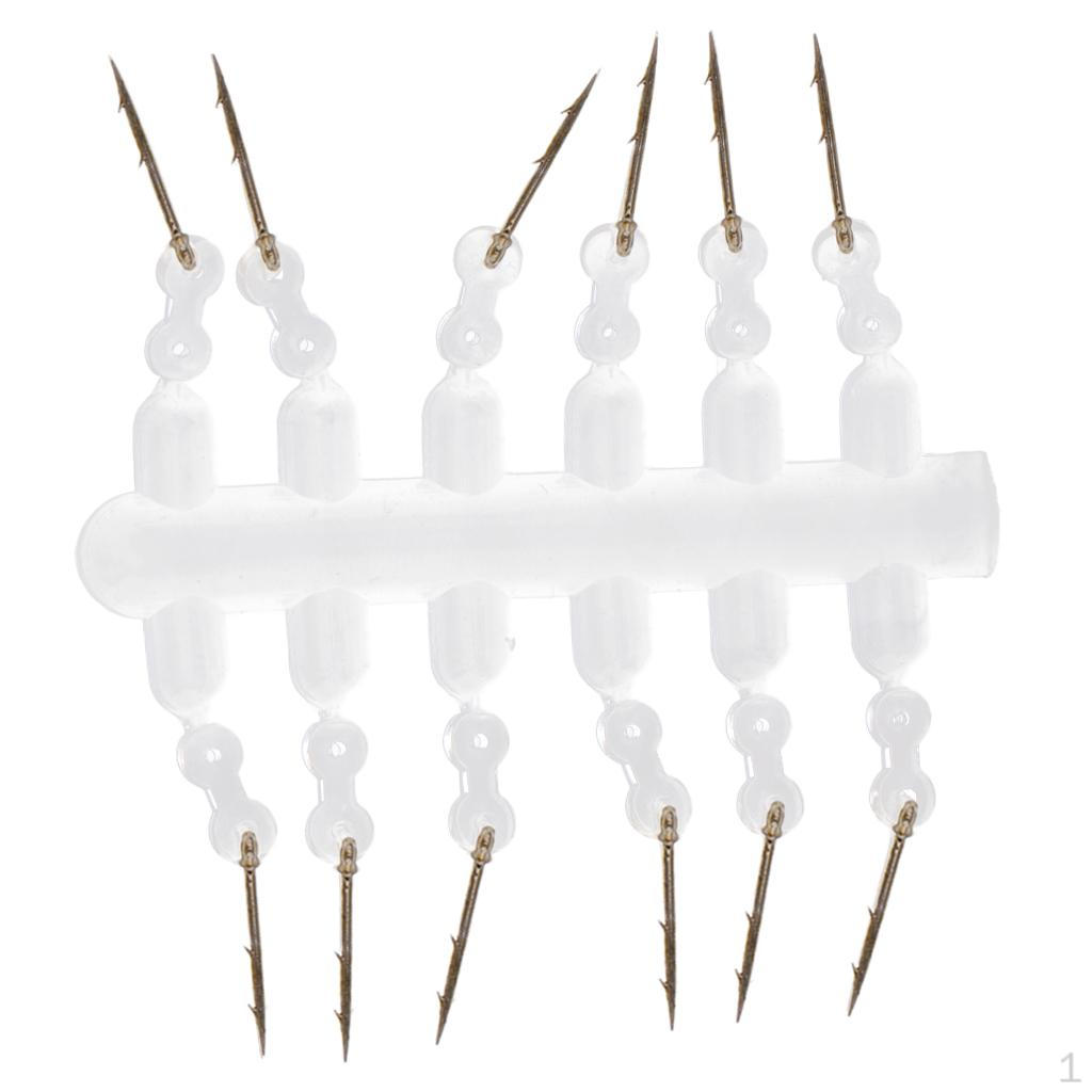 12 Pieces Spikes For Carp Fishing Hair Rigs Hooks